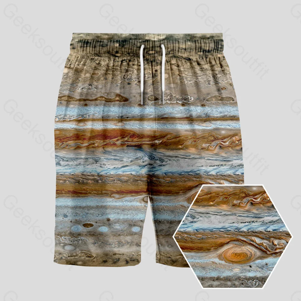 Jupiter Geeky Drawstring Shorts