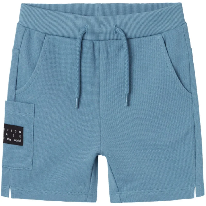 Name It Provincial Blue Vivasse Long Sweat Shorts