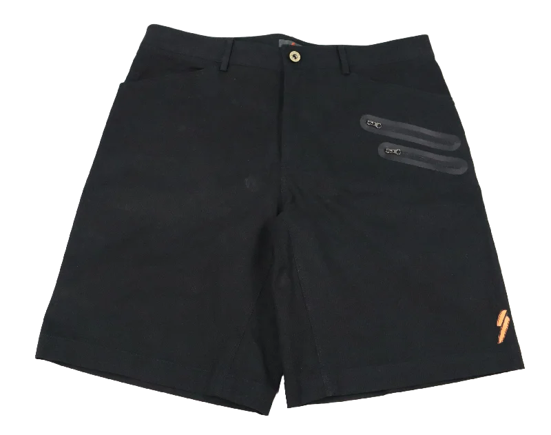 MENS BLACK MECHANICS SHORTS