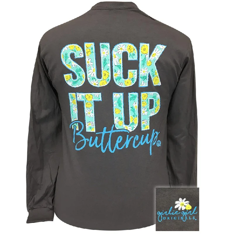 Suck It Up Buttercup Charcoal LS-2192