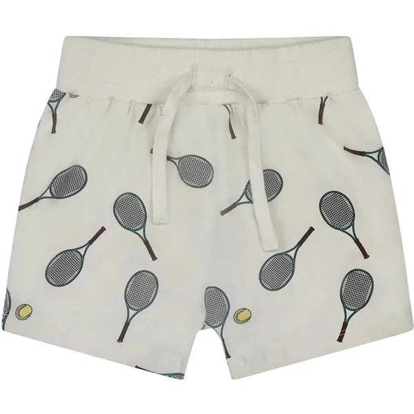 THE NEW Siblings White Swan Tennis AOP Karlo Shorts