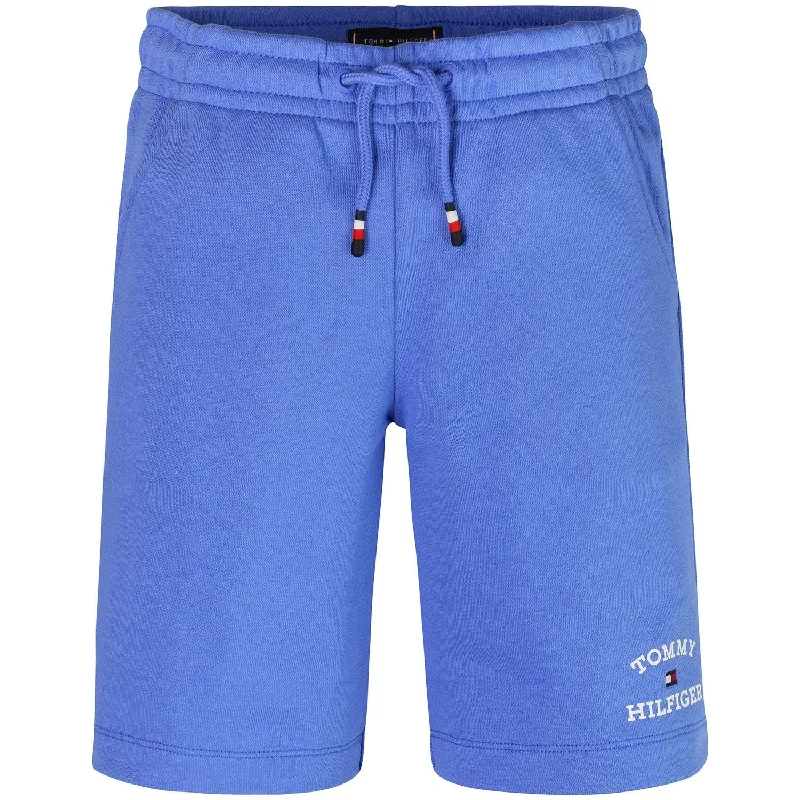 Tommy Hilfiger TH Logo Sweatshorts Blue Spell