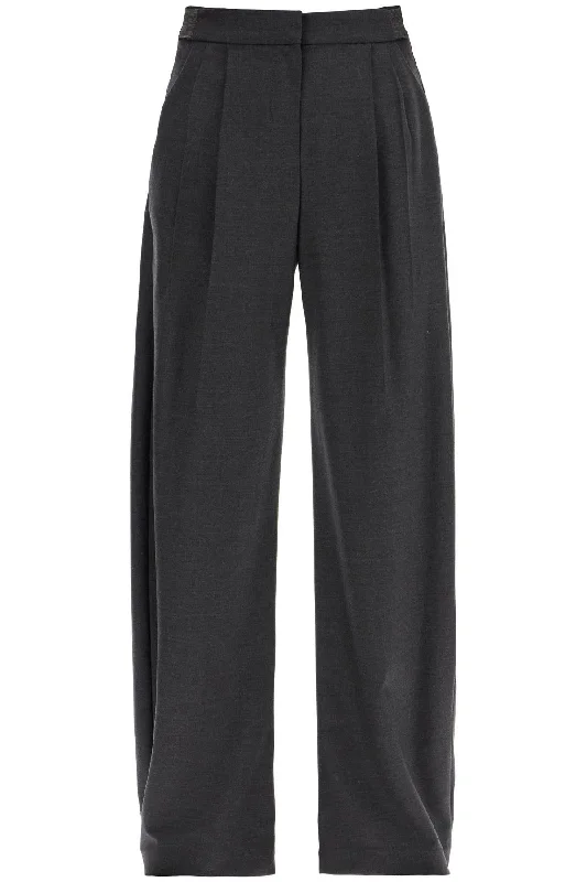 Brunello Cucinelli Women's Stretch Wool Trousers For Men/W