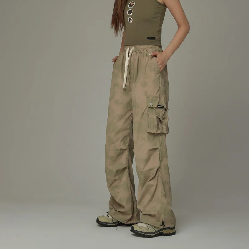 Color Cargo String Pants