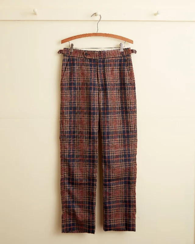 Jackson Plaid Trousers - 28